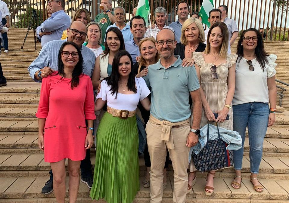 El Partido Popular de Vélez Málaga, en la apertura de campaña de Juanma Moreno en Málaga