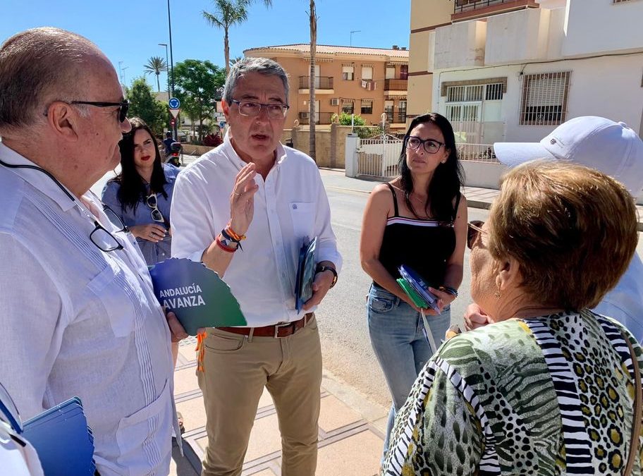 La Cala del Moral, nuevo enclave en la campaña electoral