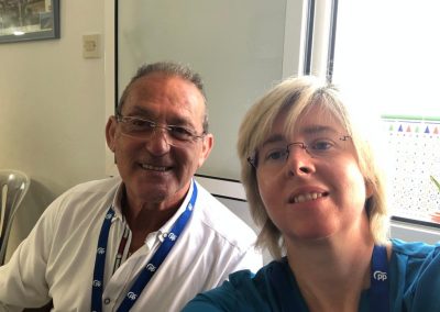 Interventores del PPVelezmalaga con Rocio Ruiz y Jesus Luianez 1