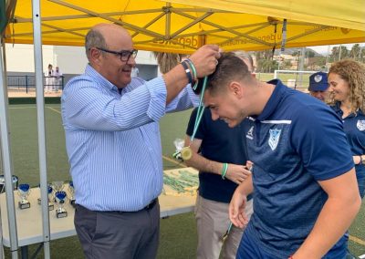 Entrega de trofeos de la Escuela de Fútbol José Santacruz Vélez FC