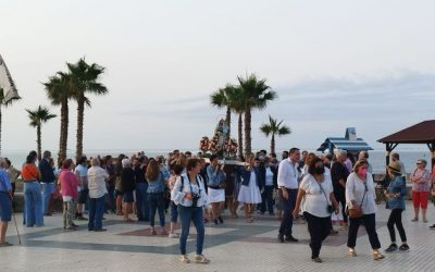 Rosario de la Aurora de la Hermandad Virgen del Carmen de Torre del Mar