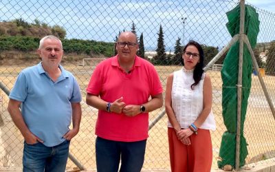 Las obras del campo de fútbol de Almayate aún no han comenzado
