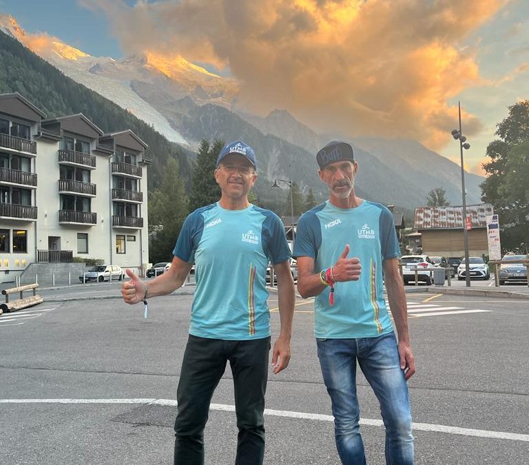 2 paisanos en la Ultra-Trail de Mont-Blanc, la trail más prestigiosa del mundo