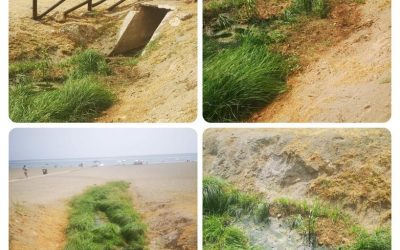 Los vertidos en el arroyo de Los Arquillos molestan en pleno paseo marítimo de Benajarafe