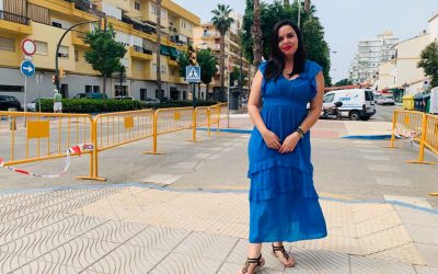 Noticias Lourdes Pina en la Avenida Andalucia La Diputación del Partido Popular invierte casi un millón de euros en Torre del Mar