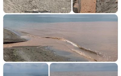 La playa de Valle Niza, impracticable para el baño