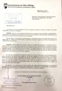 El alcalde no permite que el Partido Popular disponga de las 67 facturas por valor de 361.000 euros que ha pagado sin la firma de un funcionario cualificado FActuras El alcalde no quiere enseñarle al Partido Popular y a los vecinos las 67 facturas.