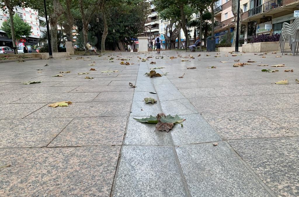 El Paseo Andalucía de Vélez, descuidado y en un estado lamentable