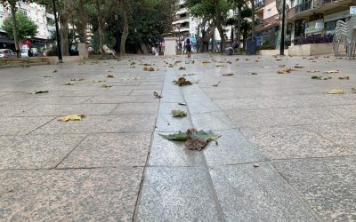 El Paseo Andalucía de Vélez, descuidado y en un estado lamentable