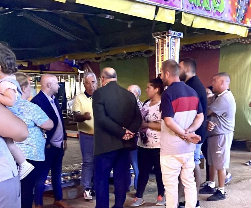 Primera noche de Feria de San Miguel 2022 sin atracciones para los más pequeños