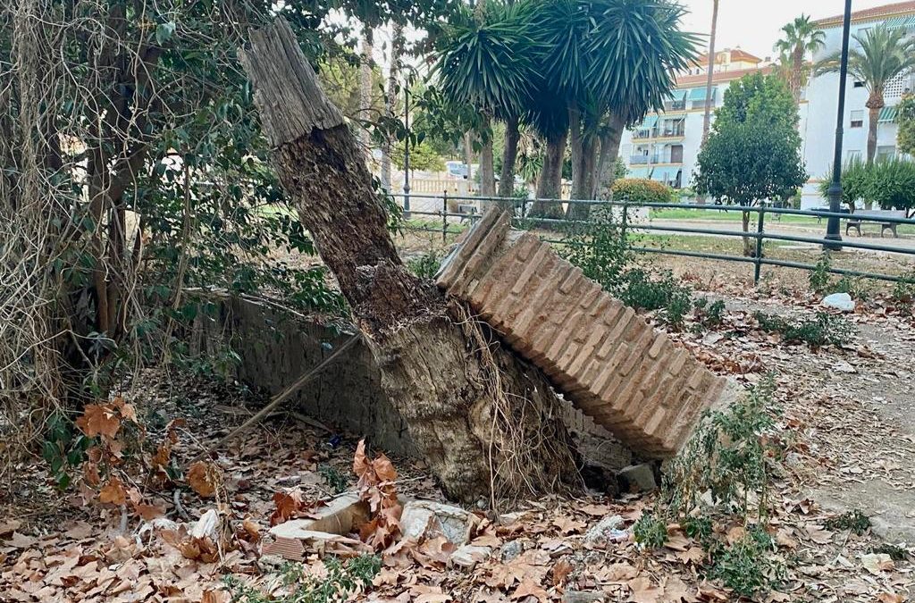 Continúa el abandono de la urbanización Viña Málaga en Torre del Mar