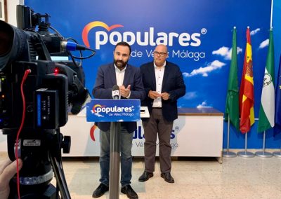 “El Gobierno de Pedro Sánchez le está tomando el pelo a los ciudadanos de Vélez Málaga”