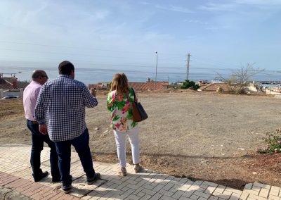 Los aparcamientos, petición del AMPA de Caleta.