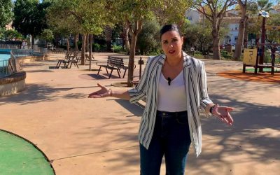 El Parque Jurado Lorca, abandonado por el Ayuntamiento de Vélez Málaga