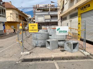 El Partido Popular visita las obras de Torre del Mar y lamenta la dejadez del Ayuntamiento Obras en Torre del Mar Obras en Torre del Mar