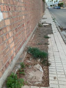 Vina Malaga calle sin acerar