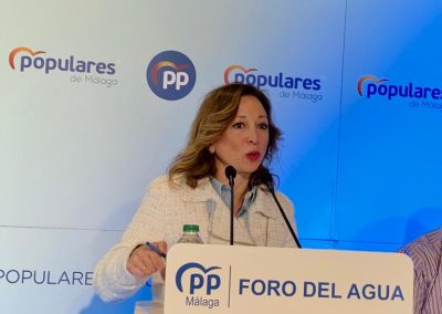 Foro del Agua del Partido Popular de Málaga: ‘Agua, Ahorro y Gestión Sostenible’